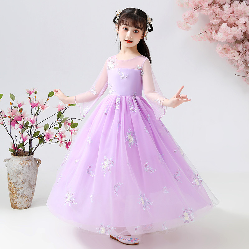 Girl Gown Princess Dresses Princess Dresses Dresses Dresses Dresses Dresses Dresses Baby Children's Birthday Evening Dress Fluffy Dress Rehearsal