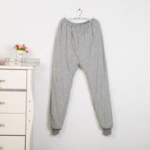 Order to make 100% mulberry silk cotton pants aged male and female silk warm pants high waist thickened winter pants set to do