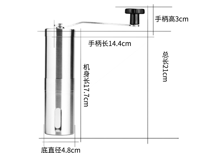Memories, máy xay cầm tay, máy xay hạt cà phê, máy pha cà phê inox thủ công, máy xay nhỏ - Cà phê máy xay cà phê cầm tay