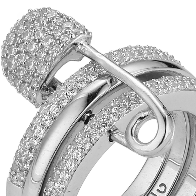 Bague Femme MONACO en Argenterie - Ref 3086349 Image 5