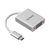 saikang type-c to vga converter Apple MacBook connected to TV projector HD video cable
