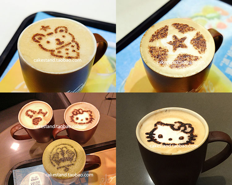 12 Zodiac Cake Spraying Mold 12 Zodiac Animal Sugar Powder Screen Print Mold Coffee Lahua Baking - Tự làm khuôn nướng khuôn bánh khọt
