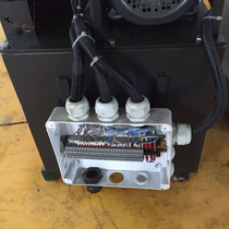 30-bit terminal box waterproof junction box with terminal 12-hole branch box AD21 2 corrugated pipe wire box