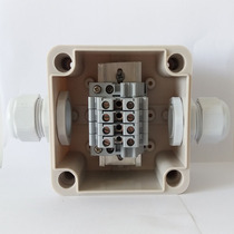 One in and one out junction box with Terminal cable waterproof junction box 4X6 square wire plastic waterproof terminal box 60A