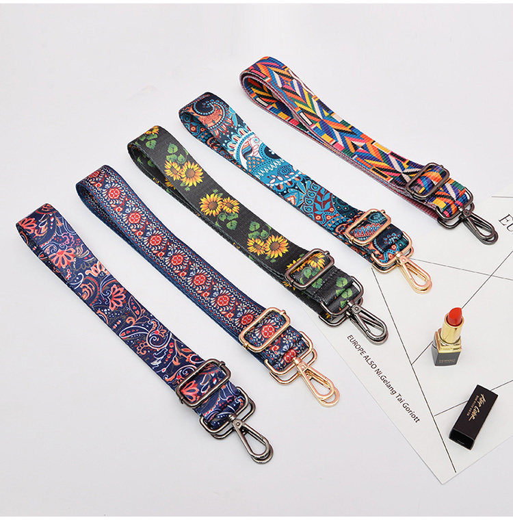 2021 2017 New Leather Shoulder Bag Straps Canvas Wide Strap Messenger