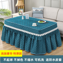 New gush delivery electric stove hood electric heating stove table cover rectangular tea table baking fire cover electric oven table cloth stove sleeve
