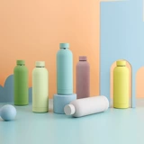 Термочехол из нержавеющей стали, дорожный стакан, спортивная бутылка, (Трансграничная торговля), 500 мл, нержавеющая сталь AISI 304, кола