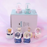 [45#] Маленькие куклы с легким хрустальным мячом мультфильм Пара смола