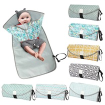 Cross border infant waterproof urine-changing mat full polyester-type diaper changing diaper mat universal waterproof care change of urine not wet