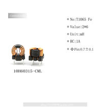 Ring inductance common mode inductance 6mh1A amorphous magnetic ring inductance EMI filter magnetic ring filter customization