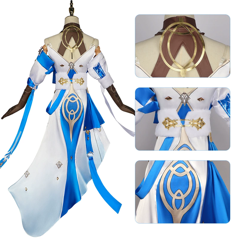 [Yushi] Honkai Tác Động 3 Sao Mái Vòm Đường Sắt cos trang phục Bronya cosplay nữ trò chơi anime tóc giả