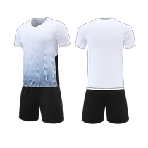 Football uniform suit mens jersey customized summer adult sports short-sleeved game team uniform customized football training uniform for women