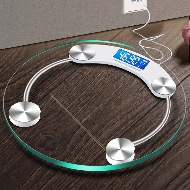 USB rechargeable electronic scale household weighing scale precision adult scale weighing scale electronic weighing weight device