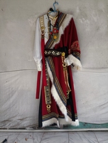 (Qixin Pavilion) - Stepping on the Snow and Jinghong - COS Clothing Exotic COS Clothing Imitation Tibetan Robe