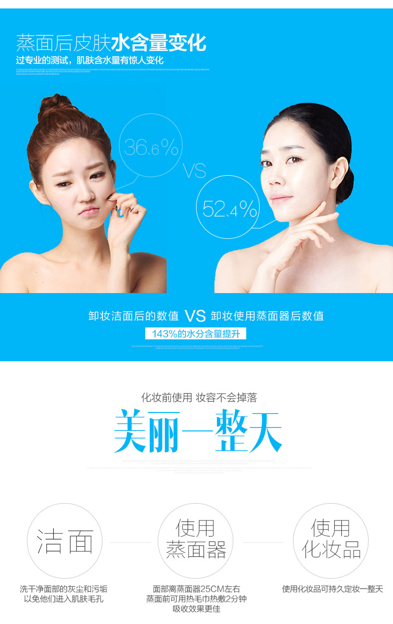 松下 Nano Spa 面部蒸汽美容仪器 足不出户做SPA 图8