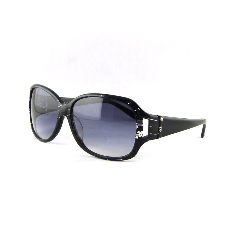 Trendy hot retro plate female sunshade anti-UV sunglasses large square sunscreen sunglasses travel