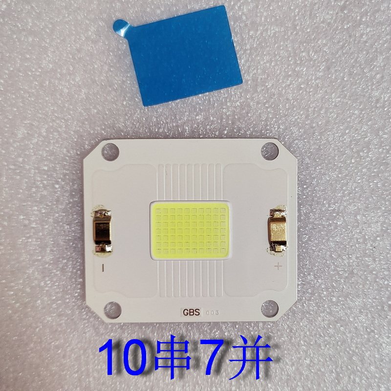 LED module MT-CM3834-03 with R+ and R- terminals, indicating polarity for wiring.