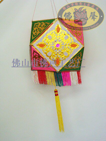 Promotion special Mid-Autumn Festival Traditional shape orange lamp octagonal lantern manufacturers lantern lantern with LED light lanyard lamps