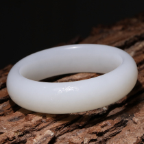 Xinjiang and Tian Yuseed stock with pores Three Heart Stones Out Jade Bracelet Bracelet Handstring Bracelet Gift Collection Grade