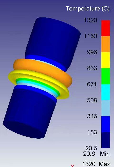 Deform simulation of continuous friction welding inertial friction welding stir friction welding