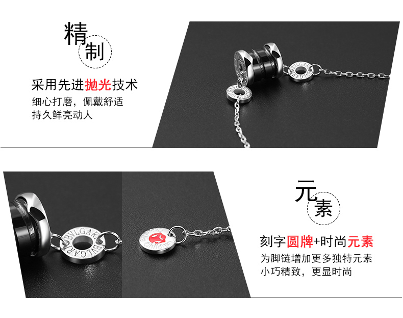 Vòng chân bạc nữ phiên bản Hàn Quốc của chàng sinh viên giản dị Sen một đôi cá tính người lớn gợi cảm chuyển hạt vòng chân vòng chân mắt cá chân vòng chân cá chép nữ
