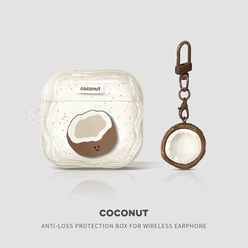 优思顿 Подходит для защитного чехла airpods4, прозрачного комплекта гарнитуры Apple fruit air4, версии с шумоподавлением четвертого поколения, iPod Creative High-End Sens второго поколения, несъемной крышки, сумки airpodspro2 в стиле ins третьего поколения.