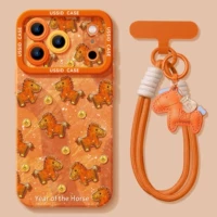[Получите деньги сейчас + ремешок с изображением пони] Мягкий силиконовый чехол