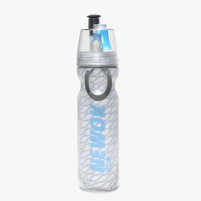 NEWOK băng cực thể thao phun chai ngoài trời cốc cầm tay đơn giản cup với cốc tay 	bình uống nước thể thao nhựa