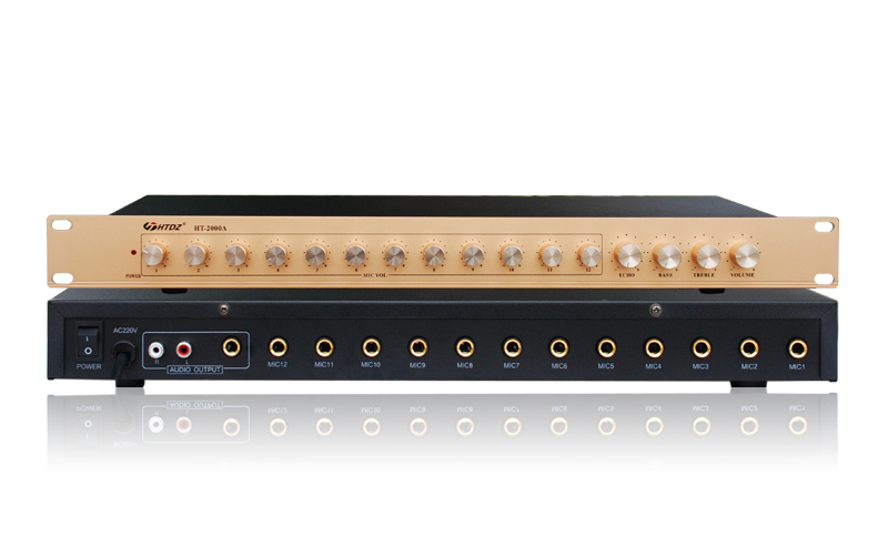 HT-2000A 12CH Microphone Mixer 12CH Microphone Hub