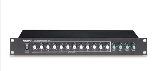 Twelve-way active microphone hub 12ch microphone mixer 12ch hub
