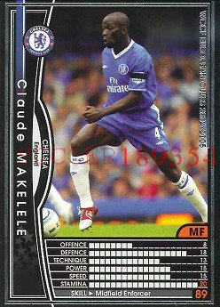 WCCF PANINI Black Card 04-05 France Chelsea Spot 27 224 Makelele