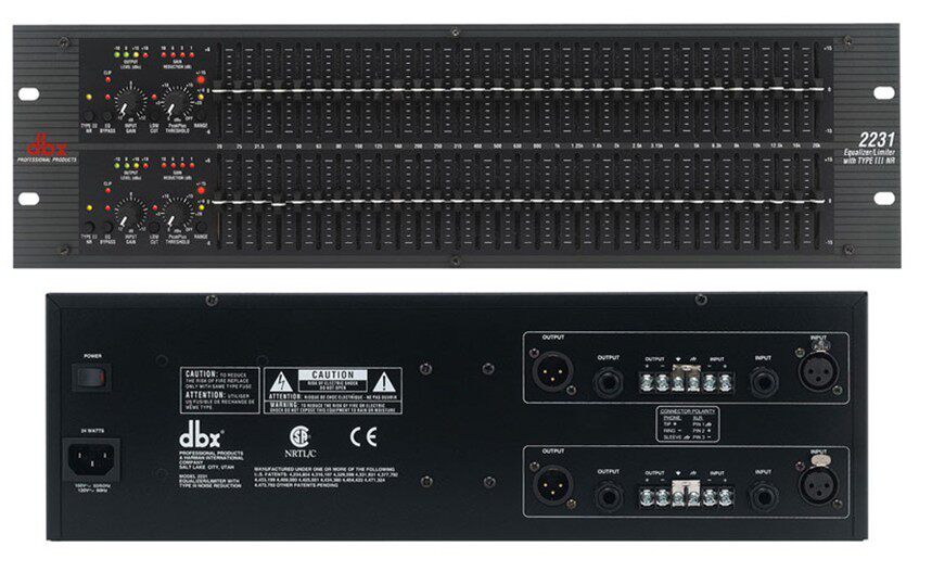 DBX 2231 equalizer with warranty card brand new licensed