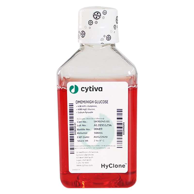 Cytiva（HyClone）SH30243.01 DMEM高糖培养基含丙酮酸钠500ml/瓶