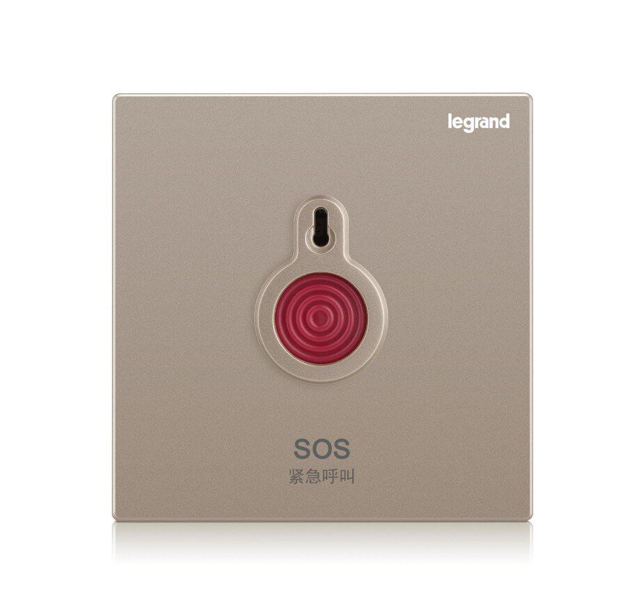 TCL Legrand SOS Bedside Emergency Button Call Switch Rose Gold Model 86 Manual Fire Alarm Panel