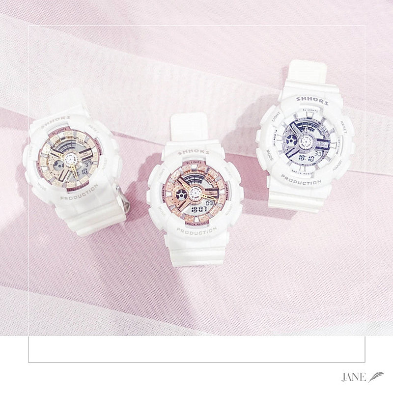 Ins super fire watch female student Korean version simple trend ulzzang small fresh all-match waterproof sports electronic watch