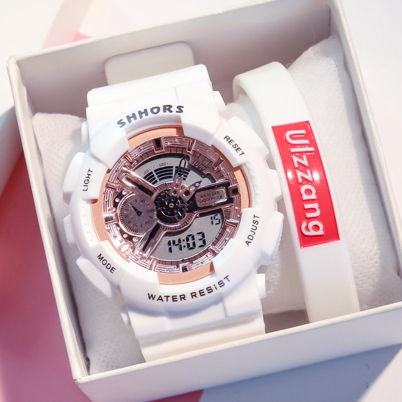Unicorn Electronic Watch Men and Women High School Students Han Edition of Han Simple Girls Waterproof in Original College Wind Movement