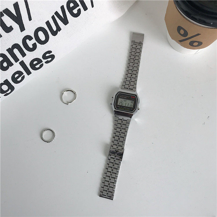 Digital Sports Watch For Students Unisex Square Design_voghion.com