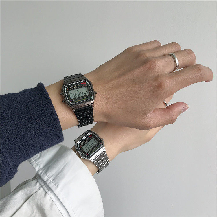 Digital Sports Watch For Students Unisex Square Design_voghion.com