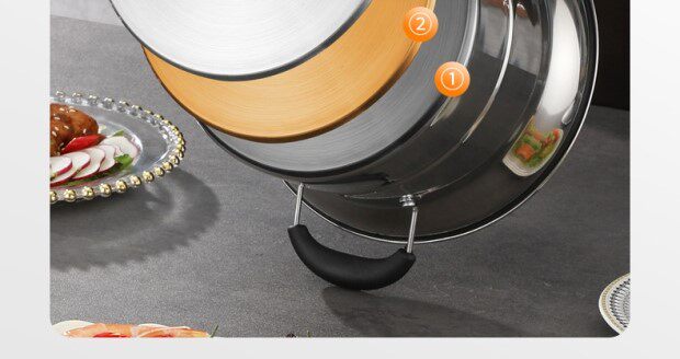 Фритюрница 不锈钢多功能面条锅奶锅小炸锅加厚汤锅蒸锅家用煮锅电磁炉通用锅