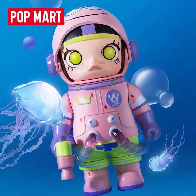 POPMART Bubble Mate Mega Space Moll Collection Series 100%Anniversary Second -generation Treasure Box