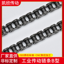 Industrial chain Type B transmission 5 minutes 10B 6 minutes 12B 1 inch 16B20B 24B 28B 32B single row double row