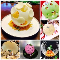 Night Pearl mold white lover mold chocolate balloon mold Linglong ball mold sugar tennis mold