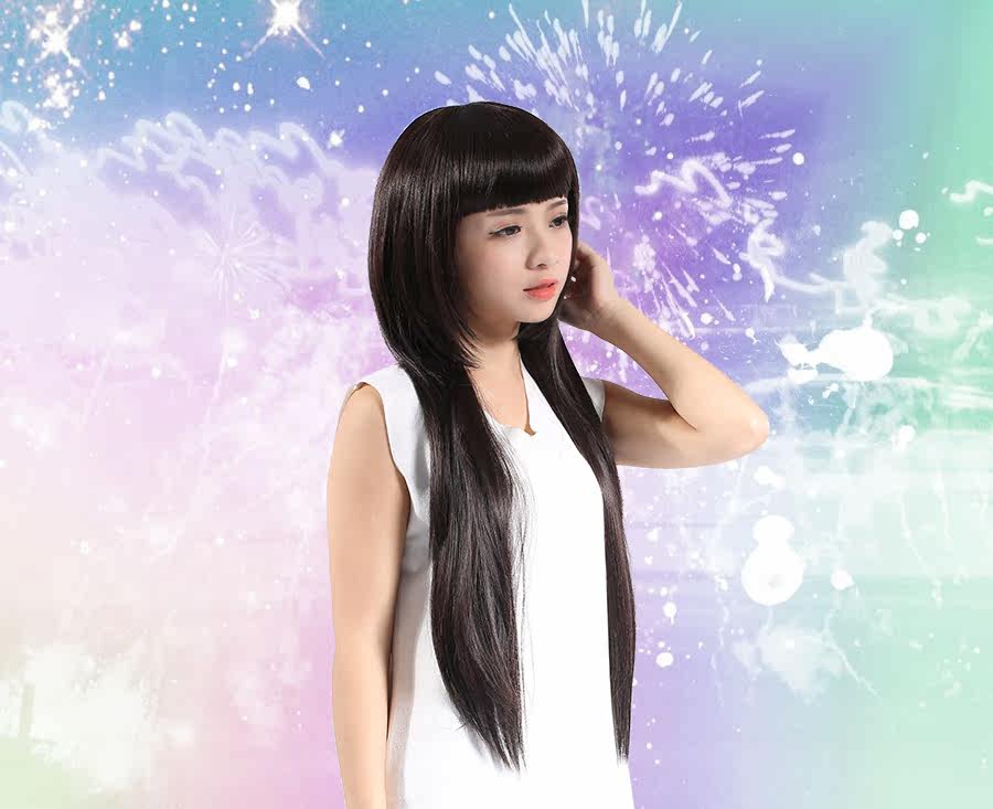 Perruque Long cheveux raides - Ref 2611335 Image 6