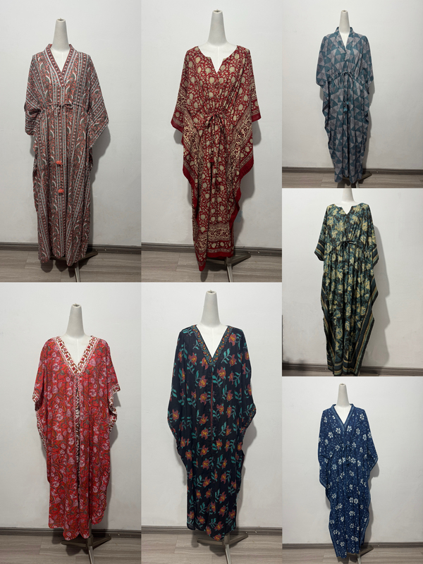 Anokhi Indian Long-Staple Cotton, Hand-Printed, Plant-Dyed, Butterfly Sleeves, In-Stock in China Anokhi Indian Long-Staple Cotton, Hand-Printed, Plant-Dyed, Butterfly Sleeves, In-Stock in China