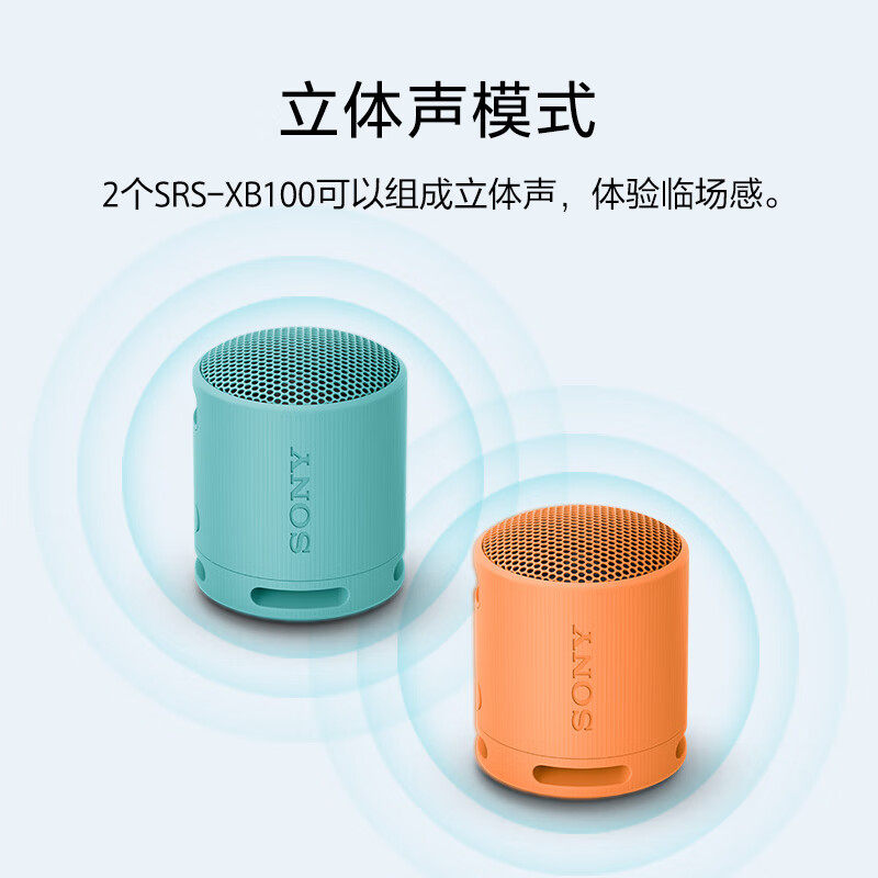 Sony Srs-Xb100 Wireless Bluetooth Speaker Subwoofer Portable Waterproof Outdoor Small Speaker