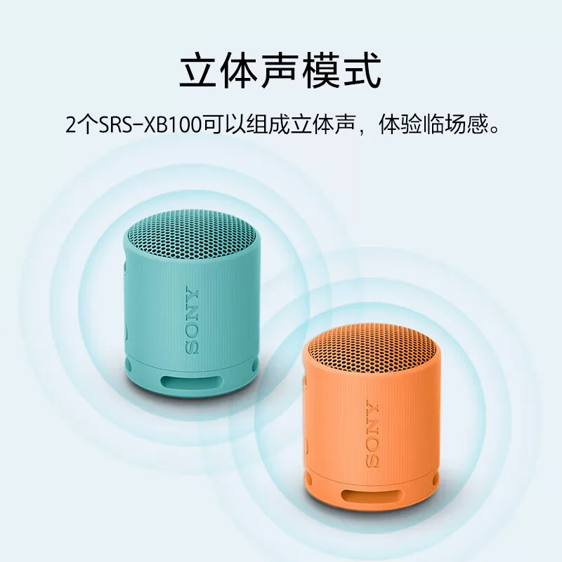 Беспроводной сабвуфер Sony SRS-XB100 портативный Bluetooth-динамик водостойкий и пылезащитный дизайн