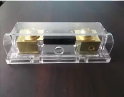 Car power fuse holder fuse box audio fuse gold-plated waterproof 100A