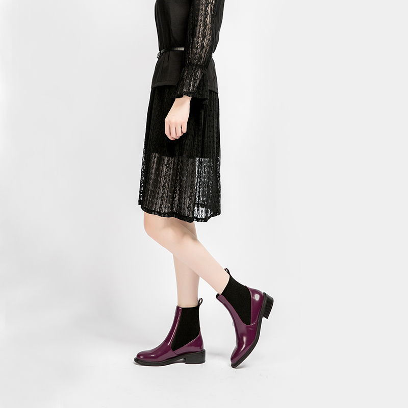 Bottes mi-saison femme OTHER   en Caoutchouc - Ref 3249513 Image 4
