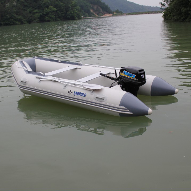 Rubber boat assault boat aluminum alloy hard bottom thickened wear-resistant kayak high-speed motorboat folding fishing boat