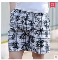 Phiên bản Hàn Quốc của quần ống rộng nửa chân giản dị quần nam quần xã hội mặc năm điểm quần ngắn mùa hè quần lớn đầu quần short nam quần áo thời trang